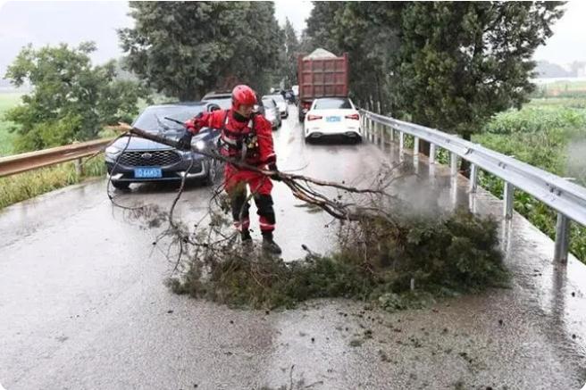 麒麟?yún)^(qū)遭暴雨突襲|部分道路積水嚴(yán)重，消防緊急排澇解憂